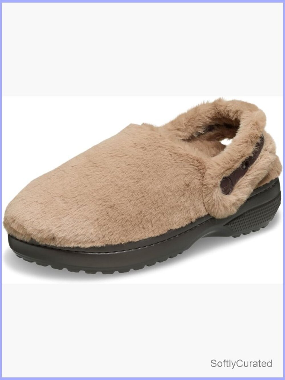 Faux Fur Lined Clogs Fuzzy Slippers Comfortable Indoor Outdoor